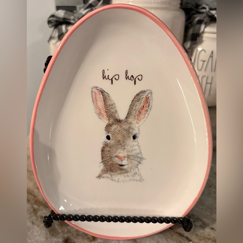 Rae Dunn HIP HOP Easter Plate